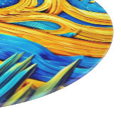 Vibranly Starry Artwork Schneidebrett (Ecke)