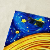 Vibranly Starry Artwork Strandtuch (Beispiel)