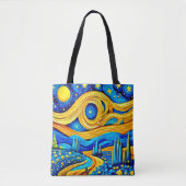 Vibranly Starry Artwork Tasche (Vorderseite)