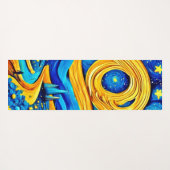 Vibranly Starry Artwork Yogamatte (Rückseite (Horizontal))