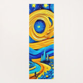 Vibranly Starry Artwork Yogamatte (Rückseite)