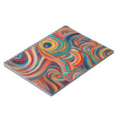 Vibranly Swirl Notebook Notizblock (Linke Seite)