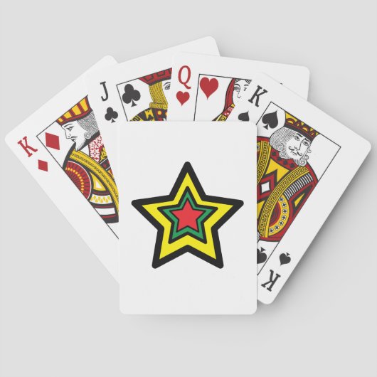 ⭐ Vibranly Triple Star Spielkarten (Rückseite)