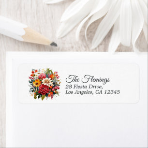 Vibranly Watercolor Floral Fiesta