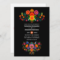 Vibranly Watercolor Floral Fiesta Wedding