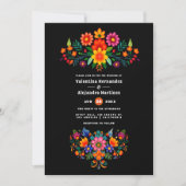 Vibranly Watercolor Floral Fiesta Wedding Einladung (Vorderseite)