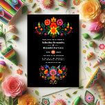 Vibranly Watercolor Floral Fiesta Wedding Einladung<br><div class="desc">Feiern Sie Ihren besonderen Tag mit dieser lebendigen, floralen Einladung in Aquarellfarben, die sich perfekt für eine Hochzeit zum mexikanischen Fest eignet. Das Design besticht durch helle, farbenfrohe Blume und festliche Elemente, die das Wesentliche einer fröhlichen Feier einfangen. Das Kunstwerk spiegelt eine einzigartige Mischung aus traditionellem mexikanischen Flair und eleganter...</div>