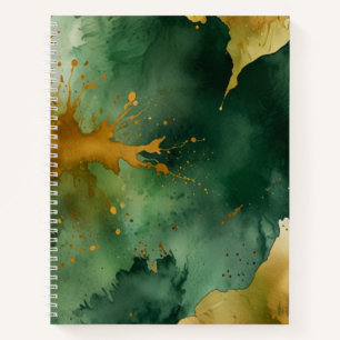 Vibranly Watercolor Floral Notebook Notizblock