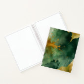 Vibranly Watercolor Floral Notebook Notizblock (Innenseite)