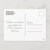 Vibranly Watercolor Holly Berry Wreath Weihnachten (Rückseite)