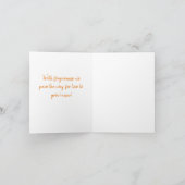 Vibranly Watercolor Spring Mix Floral Celebrate Karte (Innenseite)