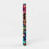 Vibrannende Blütendoodle-Explosion Case-Mate iPhone Hülle (Hinten/Rechts)