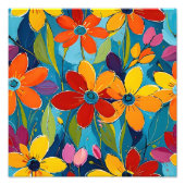 Vibrannende Extravaganza Fotodruck (Vorne)