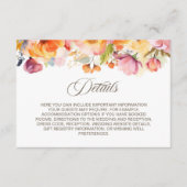 Vibrannende Frühlingsdetails Begleitkarte (Vorderseite)