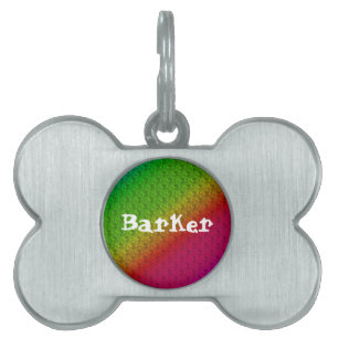 Vibrannender bläserner Regenbogenfarbenbogen, d. h Tiermarke
