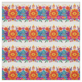 Vibranno Fiesta Folk Art Floral Muster Stoff (Muster)