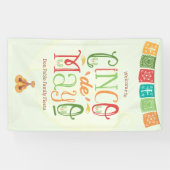 Vibrannt Cinco de Mayo Fiesta Willkommen Banner (Horizontal)