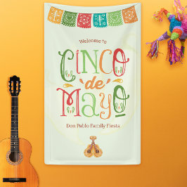 Vibrannt Cinco de Mayo Fiesta Willkommen Banner