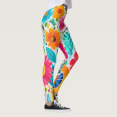 Vibrannt floral Fiesta Leggings (Rechts)