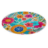 Vibrannt floral Fiesta Schneidebrett (Ecke)