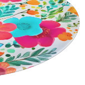 Vibrannt floral Fiesta Schneidebrett (Ecke)