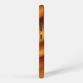 Vibrannt Orange Swirl Art Samsung Galaxy Hülle (Rechte Seite)