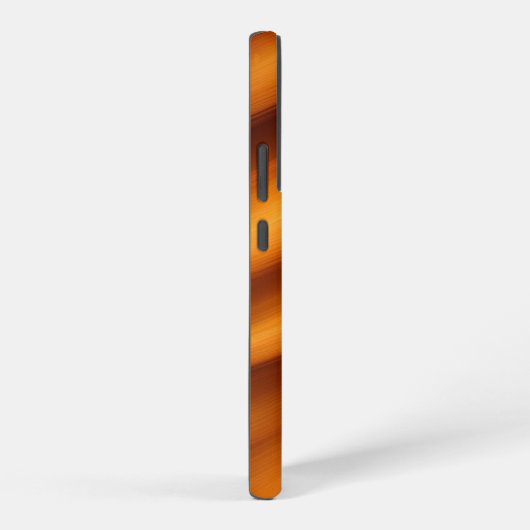 Vibrannt Orange Swirl Art Samsung Galaxy Hülle (Rechte Seite)