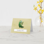 Vibrannt Peacock Vielen Dank | Gelbe Karte (Gelbe Blume)