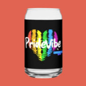 Vibrannt PrideVibe: Toast mit Regenbogenherz Dosenglas