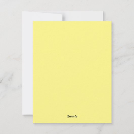 Vibrannt Tulip Garden Danke Karte (Rückseite)