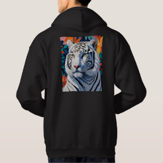 Vibrannt White Tiger Hoodie