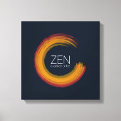 Vibrannt Zen Canvas Print Leinwanddruck (Vorderseite)
