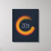 Vibrannt Zen Canvas Print Leinwanddruck (Vorderseite)