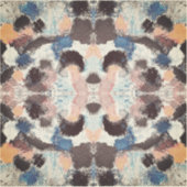 Vibrannte Pastel Symmetry - Abstrakte Textur Aufkleber (Vorderseite)