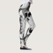 Vibrannte Pastel Symmetry - Abstrakte Textur Leggings (Rechts)