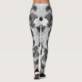 Vibrannte Pastel Symmetry - Abstrakte Textur Leggings (Rückseite)