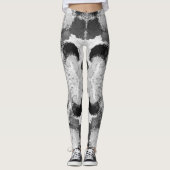 Vibrannte Pastel Symmetry - Abstrakte Textur Leggings (Vorderseite)