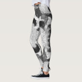 Vibrannte Pastel Symmetry - Abstrakte Textur Leggings (Links)