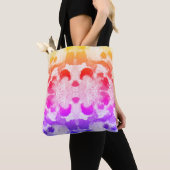 Vibrannte Pastel Symmetry - Abstrakte Textur Tasche (Von Nahem)