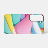 Vibrannte Pastellpapierkollektion Samsung Galaxy Hülle (Rückseite (Horizontal))