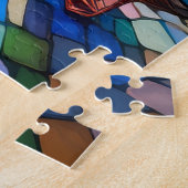 Vibrannte verkleidete Glashütte Puzzle (Seite)