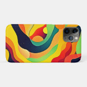 Vibrannte Wave Energy Case-Mate iPhone Hülle (Rückseite (Horizontal))