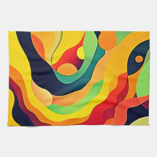 Vibrannte Wave Energy Geschirrtuch