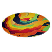 Vibrannte Wave Energy Schneidebrett (Ecke)