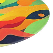 Vibrannte Wave Energy Schneidebrett (Ecke)