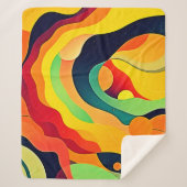 Vibrannte Wave Energy Sherpadecke (Vorderseite)