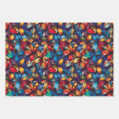 Vibranntes 3D-Muster aus Hartglas Geschenkpapier Set (Vorderseite 2)