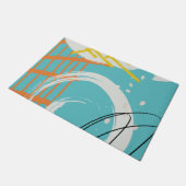 Vibranntes Abstraktes #painting #Illustration Fußmatte (Schrägansicht)