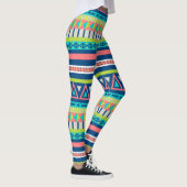 Vibranntes Aztec-Muster Leggings (Rechts)
