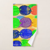 Vibranntes Bead String Design Badhandtuch Set (Handtuch)